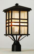  4639 WB - Huntington 2-Light Craftsman Inspired Seeded Glass Post Mount Lantern Head